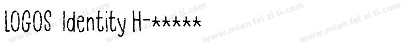LOGOS  Identity H字体转换